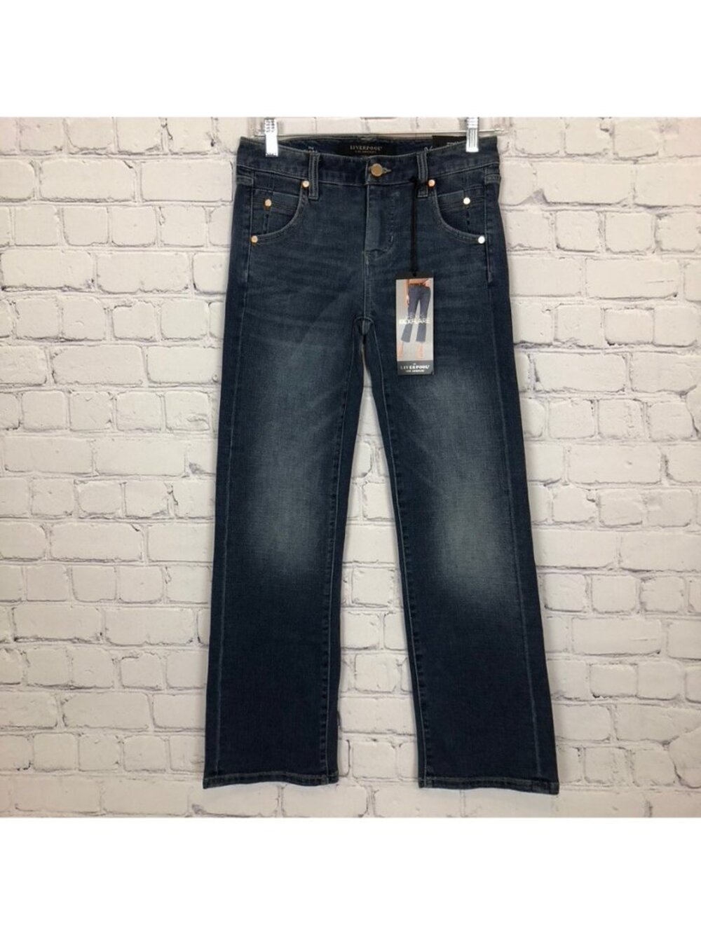 NWT Liverpool The Kick Flare Jeans Size 0/25